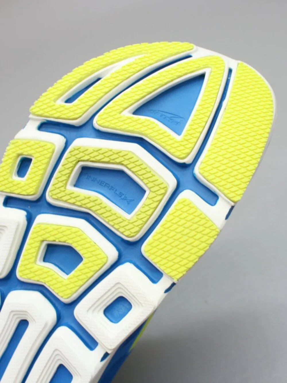 Altra Men's 11.5 Duo Blue Yellow Road Running Zero Drop Shoes Sneakers AFM1838F